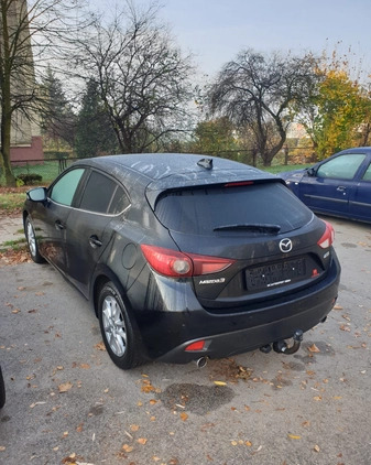 Mazda 3 cena 36950 przebieg: 220000, rok produkcji 2013 z Warszawa małe 7